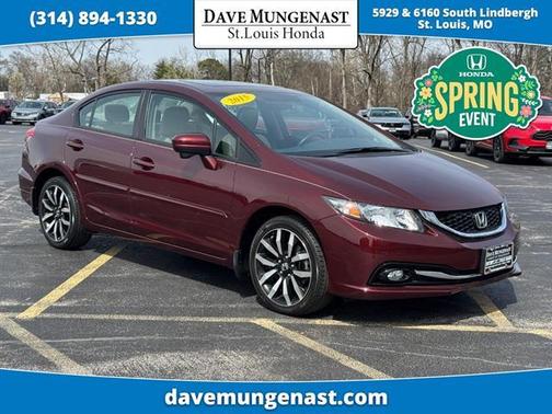 Crimson Pearl 2015 Honda Civic EX-L