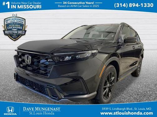 Crystal Black Pearl 2026 Honda CR-V Hybrid Sport-L