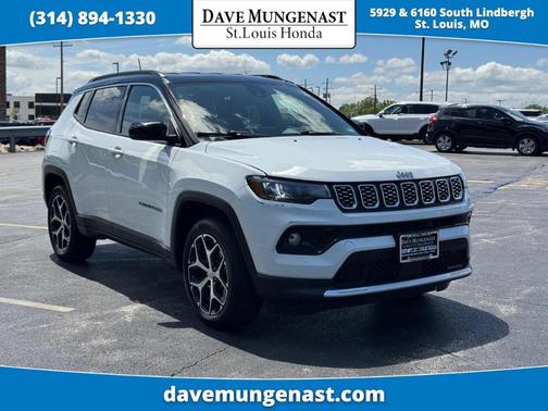 Bright White Clearcoat 2024 Jeep Compass Limited