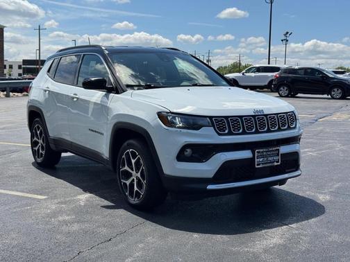 Bright White Clearcoat 2024 Jeep Compass Limited