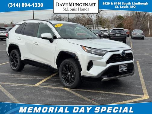 Wind Chill Pearl 2023 Toyota RAV4 Hybrid SE