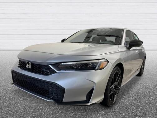 Solar Silver Metallic 2026 Honda Civic Hybrid Sport