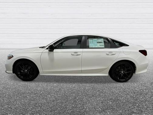 Platinum White Pearl 2026 Honda Civic Hybrid Sport