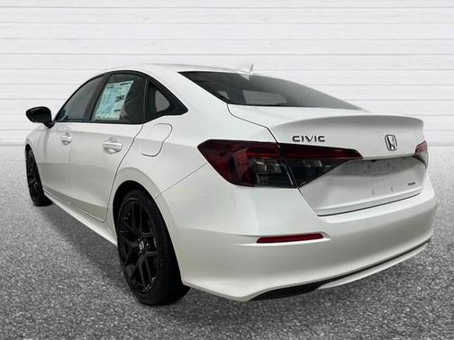 Platinum White Pearl 2026 Honda Civic Hybrid Sport