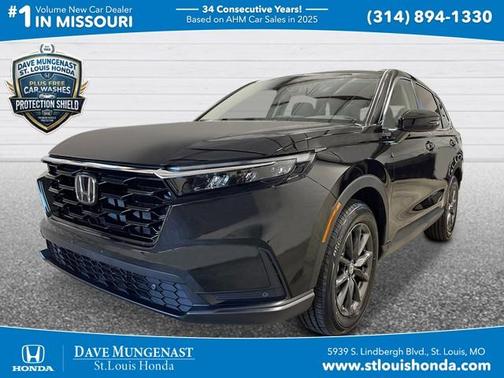Crystal Black Pearl 2026 Honda CR-V EX-L