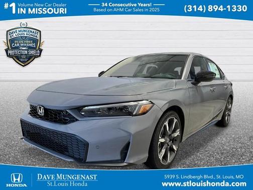 Urban Gray Pearl 2026 Honda Civic Hybrid Sport Touring