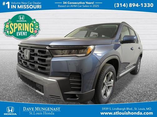 Smoke Blue 2026 Honda Pilot EX-L