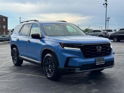 Light Blue 2025 Honda Pilot TrailSport