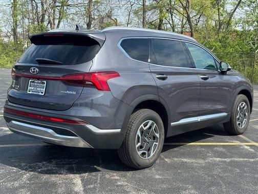 Lagoon Blue 2022 Hyundai SANTA FE HEV Blue