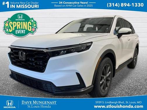 Platinum White Pearl 2026 Honda CR-V EX-L