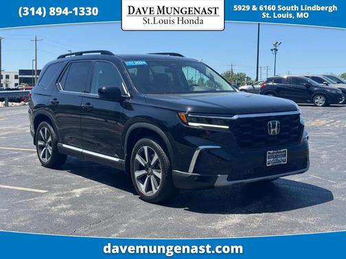 Crystal Black Pearl 2024 Honda Pilot Elite