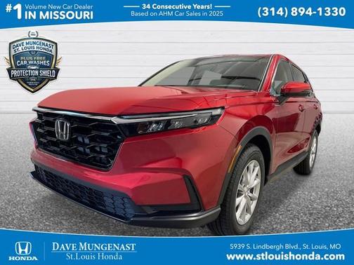 Radiant Red Metallic 2026 Honda CR-V EX
