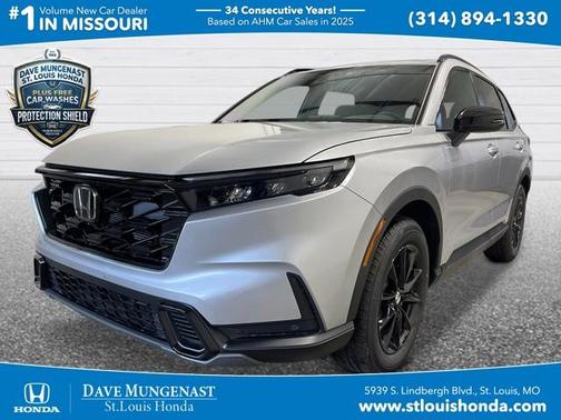 Solar Silver Metallic 2026 Honda CR-V Hybrid Sport-L