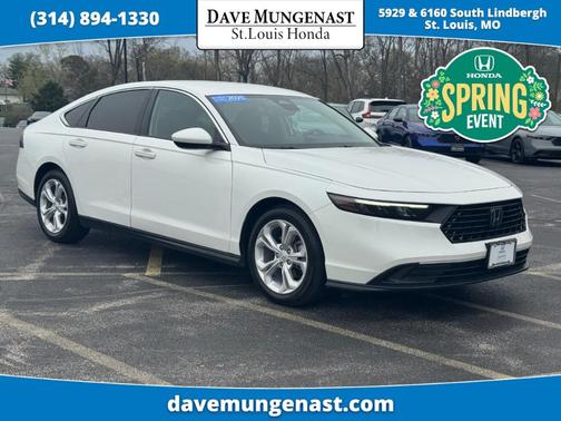 Platinum White Pearl 2025 Honda Accord LX