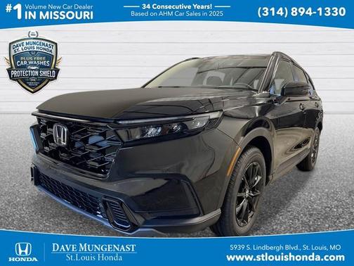 Crystal Black Pearl 2026 Honda CR-V Hybrid Sport