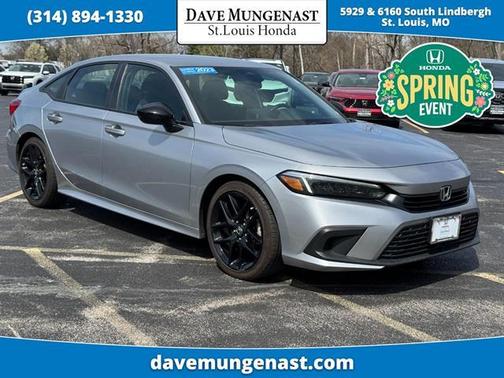 Lunar Silver Metallic 2023 Honda Civic Sport