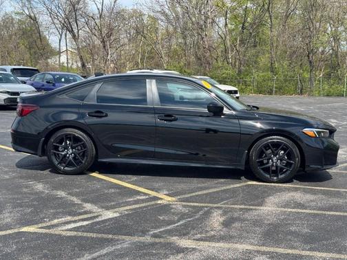 Crystal Black Pearl 2025 Honda Civic Sport