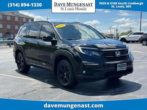 Crystal Black Pearl 2022 Honda Pilot TrailSport