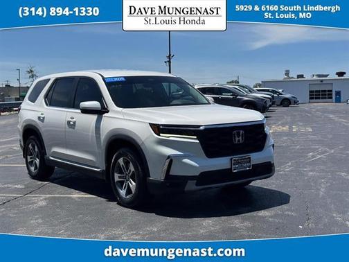 Platinum White Pearl 2025 Honda Pilot EX-L