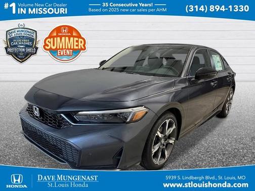 Meteorite Gray Metallic 2026 Honda Civic Hybrid Sport Touring