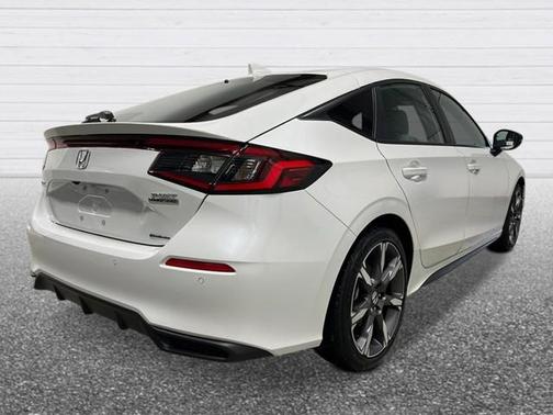 Platinum White Pearl 2026 Honda Civic Hybrid Sport Touring