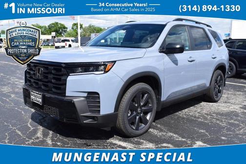 Sonic Gray Pearl 2026 Honda Pilot Sport