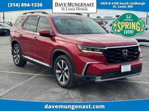 Radiant Red Metallic II 2023 Honda Pilot Elite