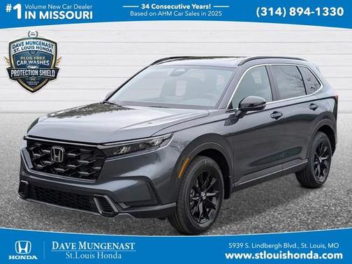 Meteorite Gray Metallic 2026 Honda CR-V Hybrid Sport
