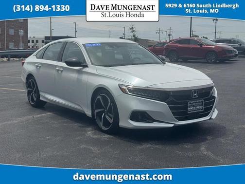Platinum White Pearl 2022 Honda Accord Sport 1.5T