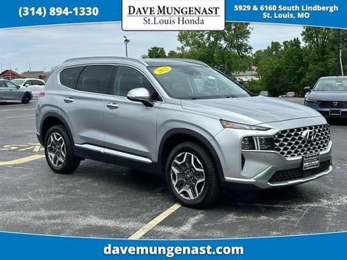 Shimmering Silver 2022 Hyundai SANTA FE Limited