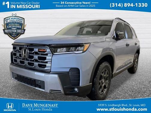 Sonic Gray Pearl 2026 Honda Pilot TrailSport
