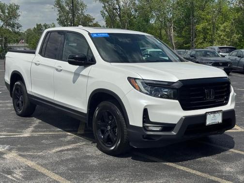Platinum White Pearl 2021 Honda Ridgeline Black Edition