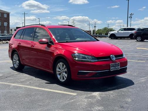 Tornado Red 2018 Volkswagen Golf SportWagen TSI S