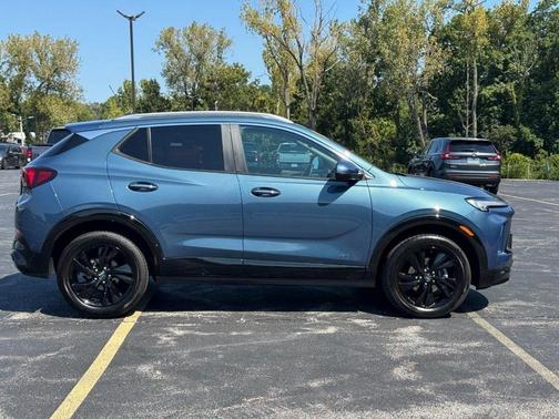 Ocean Blue Metallic 2025 Buick Encore GX Sport Touring