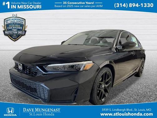 Crystal Black Pearl 2026 Honda Civic Sport