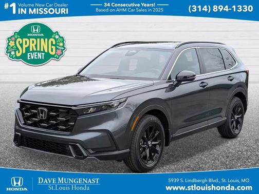 Meteorite Gray Metallic 2026 Honda CR-V Hybrid Sport