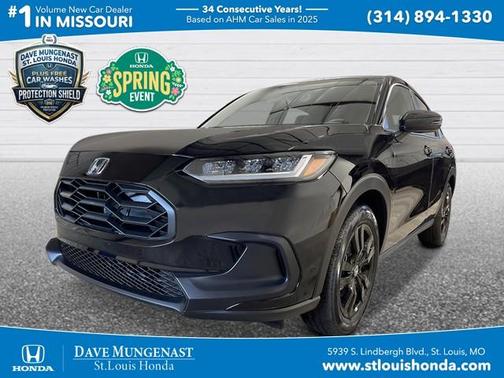 Crystal Black Pearl 2026 Honda HR-V Sport