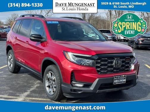 Radiant Red Metallic II 2022 Honda Passport TrailSport