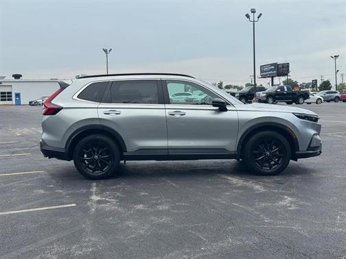 Solar Silver Metallic 2025 Honda CR-V Hybrid Sport-L