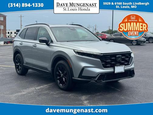 Solar Silver Metallic 2025 Honda CR-V Hybrid Sport-L