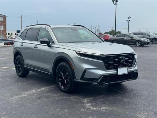 Solar Silver Metallic 2025 Honda CR-V Hybrid Sport-L