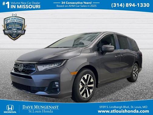 Modern Steel Metallic 2026 Honda Odyssey EX-L