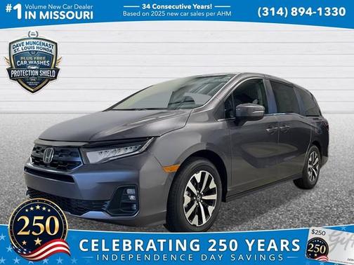 Modern Steel Metallic 2026 Honda Odyssey EX-L