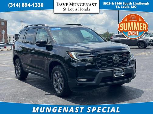 Crystal Black Pearl 2024 Honda Passport TrailSport