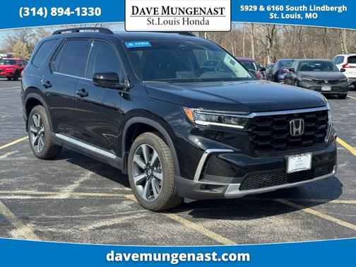 Crystal Black Pearl 2025 Honda Pilot Elite