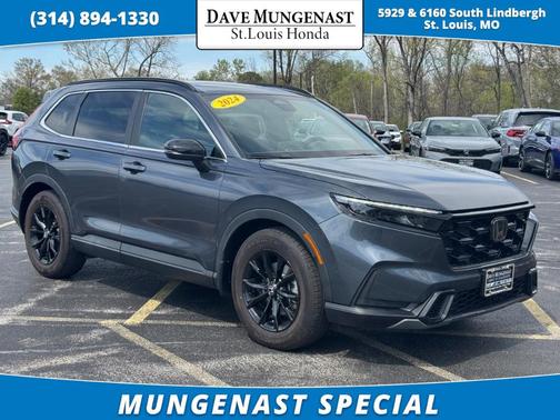 Meteorite Gray Metallic 2024 Honda CR-V Hybrid Sport