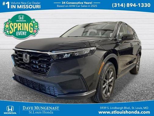 Crystal Black Pearl 2026 Honda CR-V EX-L