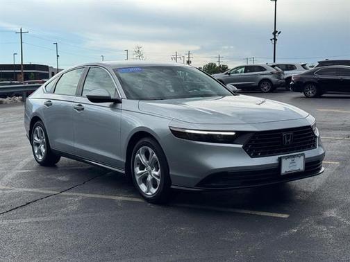 Solar Silver Metallic 2025 Honda Accord LX