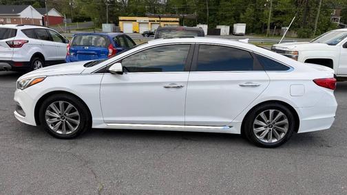 Quartz White Pearl 2017 Hyundai SONATA Sport