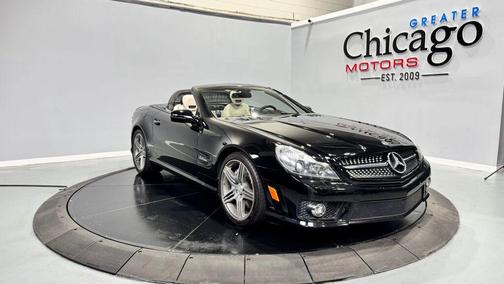 Black 2009 Mercedes-Benz SL-Class SL 63 AMG
